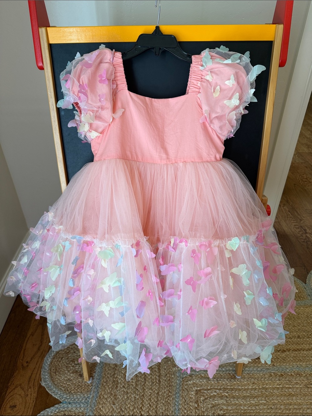 Lola + The Boys Pink Butterfly Tulle Dress Costume
